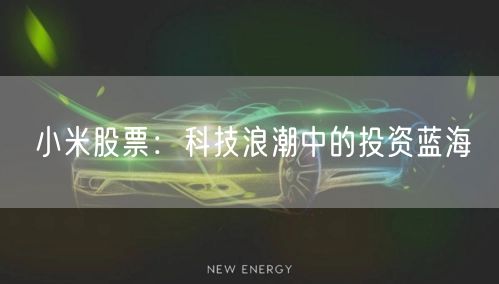 小米股票：科技浪潮中的投资蓝海