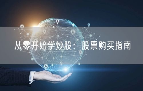从零开始学炒股：股票购买指南