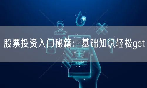 股票投资入门秘籍：基础知识轻松get