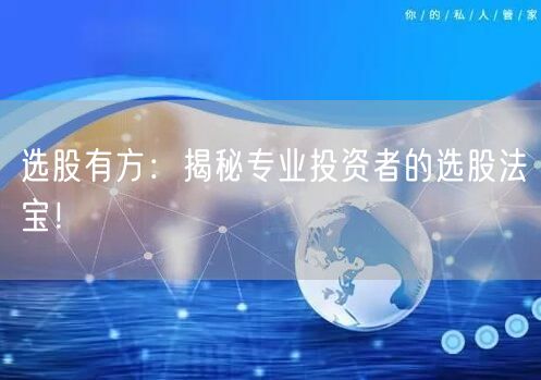 选股有方：揭秘专业投资者的选股法宝！