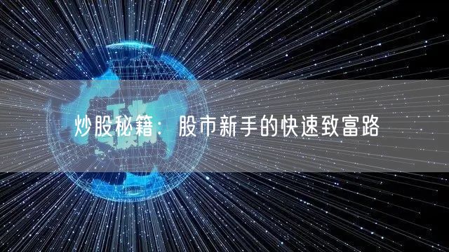 炒股秘籍：股市新手的快速致富路